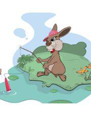 Заяц на ловле