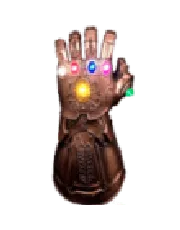 Раскраска перчатка Таноса