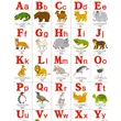 Раскраски 33 буквы английского алфавита