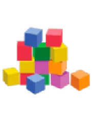Раскраска Кубик