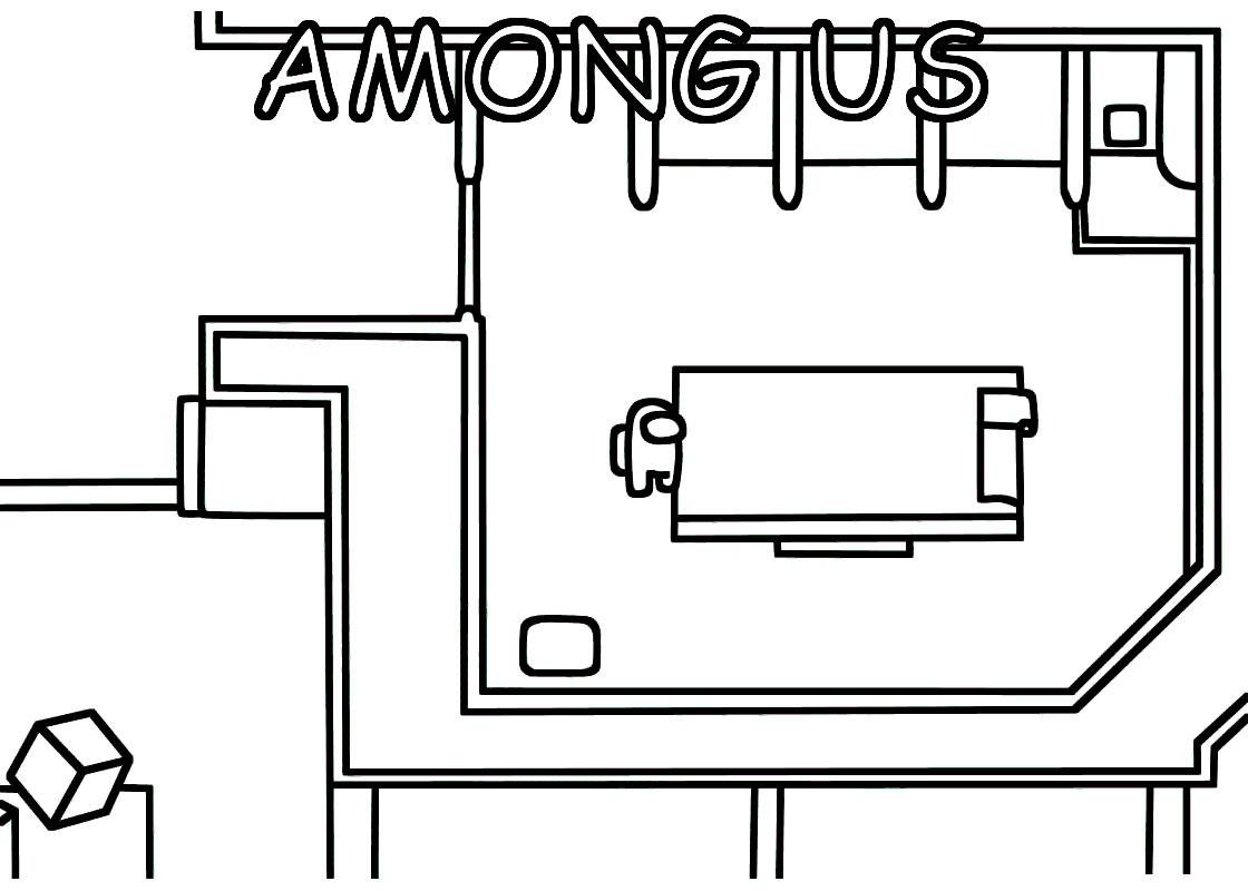 Раскраска карта амогас