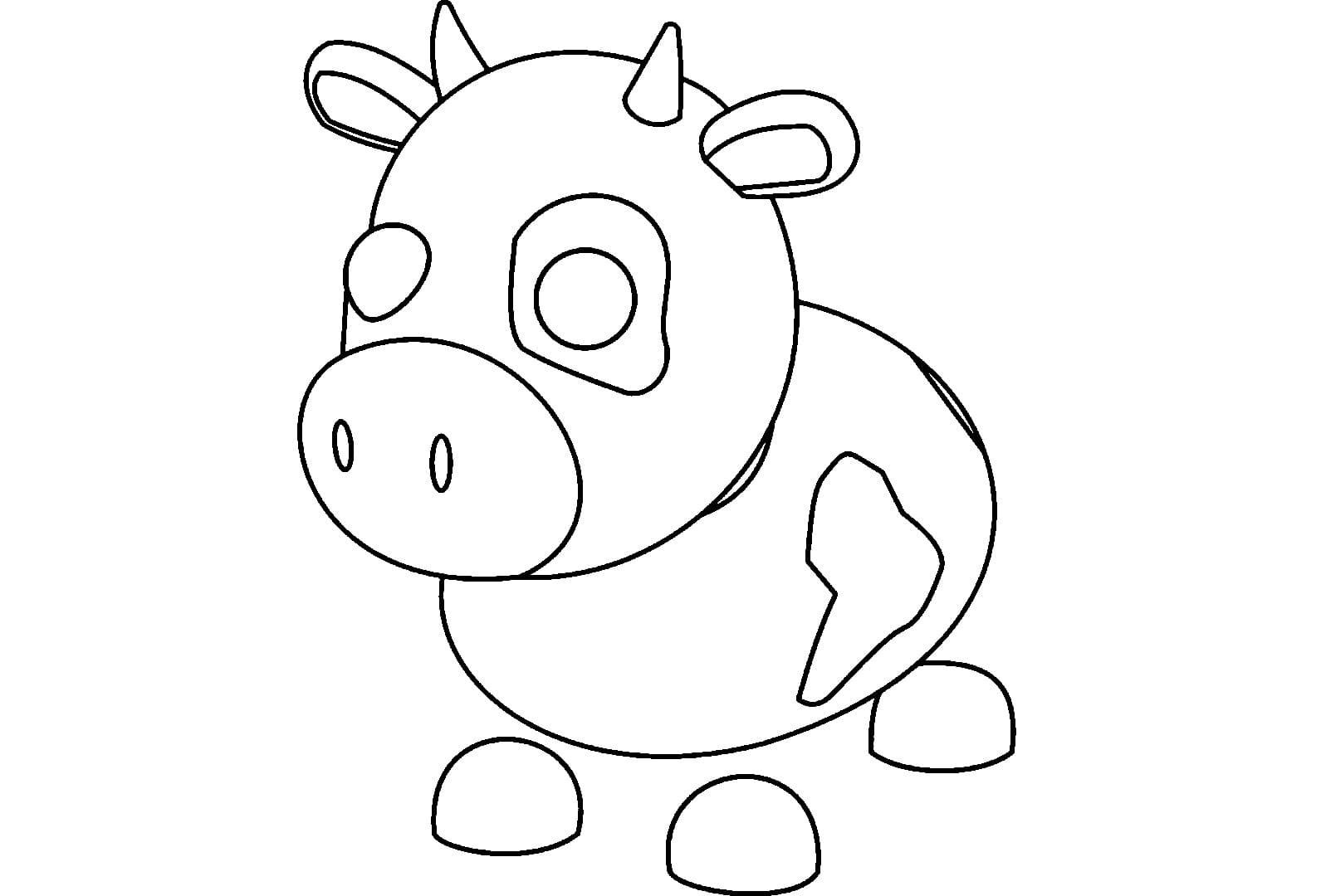 Рисунки для срисовки коровка
